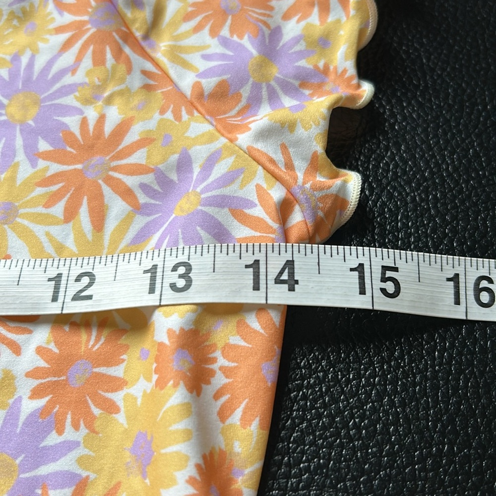 L*Space Floral Swim Top in Pink and White - Picture 10 of 12
